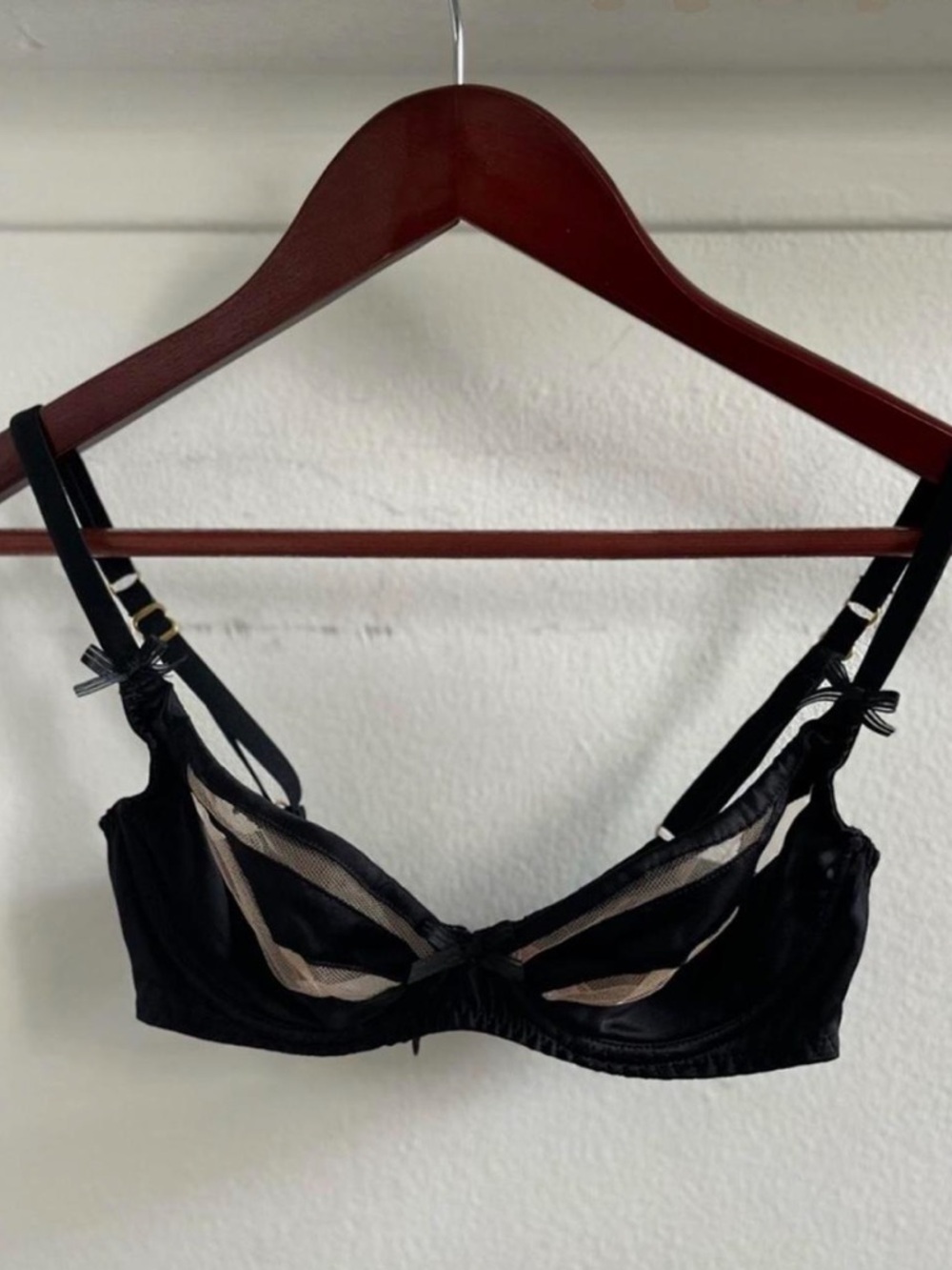 Agent Provocateur Demi Mesh Cutout Bra